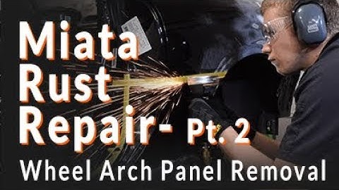 Quarter Panel Removal - Mazda MX5 Miata Rust Repair Pt. 2