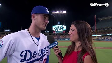 Cody Bellinger Postgame Interview | Cody Bellinger Grand Slam vs Brewers