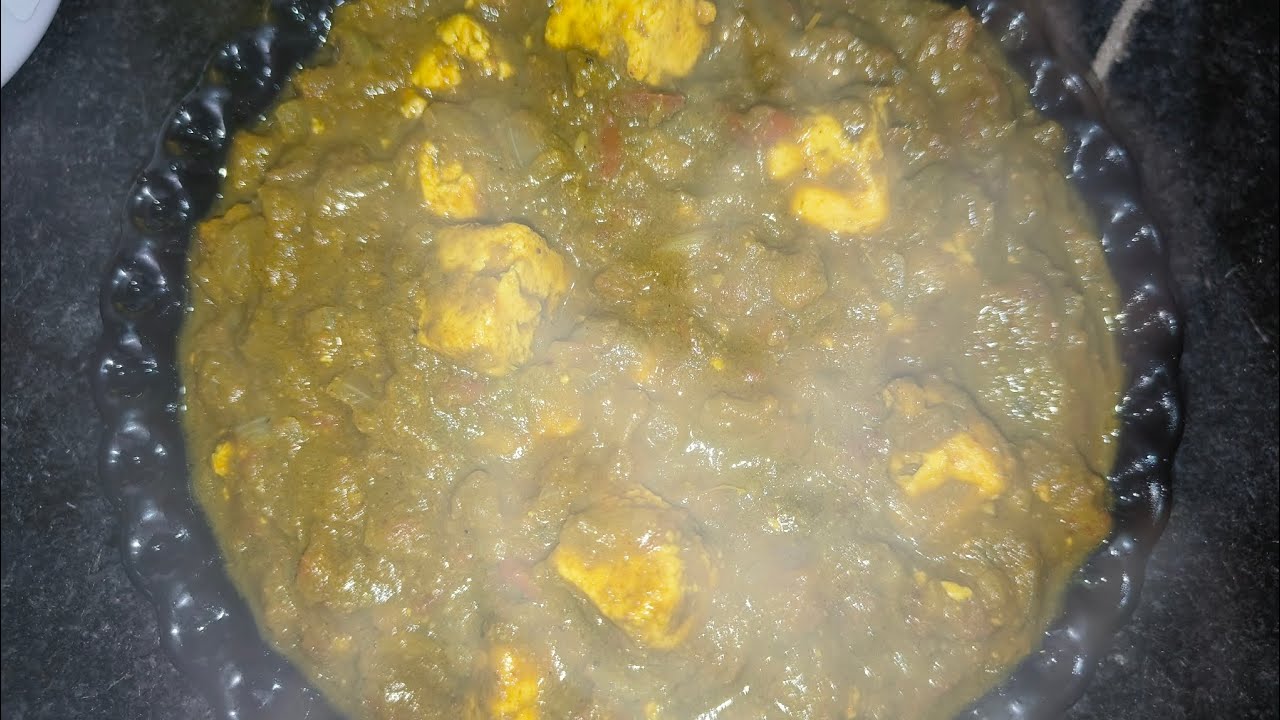 Palak paneer curry/పాలక్ పన్నీర్ కర్రీ తెలుగులో
