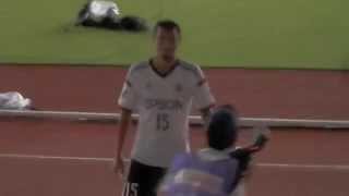 2014 J2 第22節 V・ファーレン長崎vs 松本山雅ＦＣ　岩間雄大　凱旋