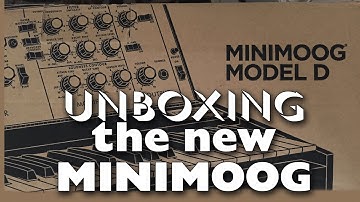 UNBOXING and PLAYING the New Minimoog Model D!