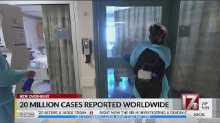 20 million COVID-19 cases reported worldwide