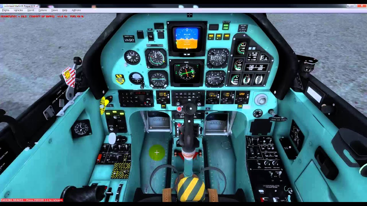 IRIS PRO TRAINING SERIES PC-9A TAXI, LINE UP AND TAKE OFF