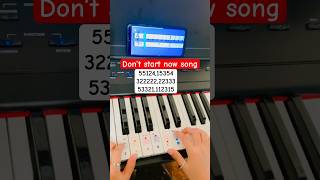 Learning piano by simply piano/ Don’t start now song/ #pianolearning #piano #practicepiano #music