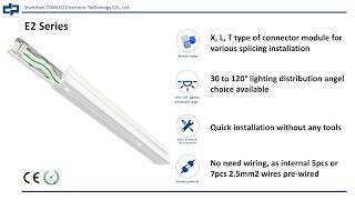 Seamless linkable led linear lighting - E2 Series