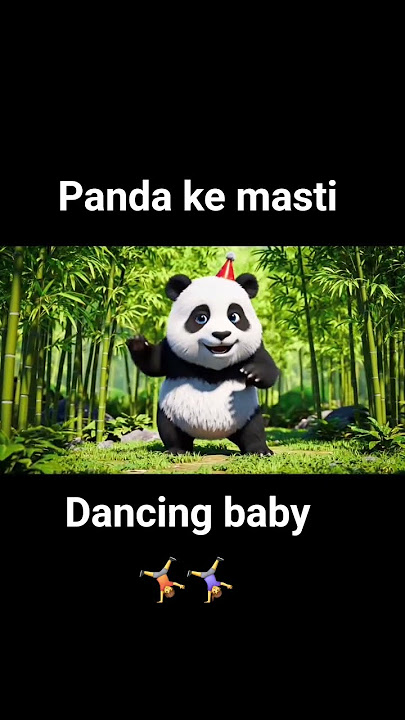 Baby Panda dancing #fun #panda #dance