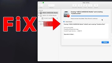 Fix Erase Process Has failed Click Done to Continue - macOS (Big Sur, Catalina, Mojave)
