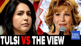 Panel: Tulsi ends Joy Behar live on the View