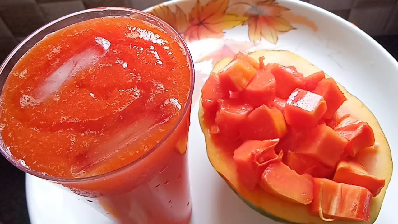 பப்பாளி ஜூஸ் செய்வது எப்படி/Papaya juice in tamil/How to make Papaya