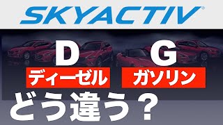 エンジンのガソリンとディーゼルの違いを考えてみた※日本語字幕あり  【CX-5】【CX-30】【CX-8】【CX-3】 【MAZDA3】 【SKYACTIV】