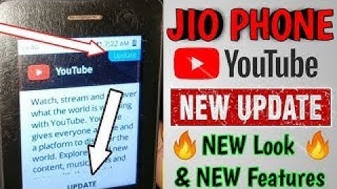 Jio phone Youtube New Update Today | 2020 | Jio Phone New Update Today | By Techno Shiva 🔥