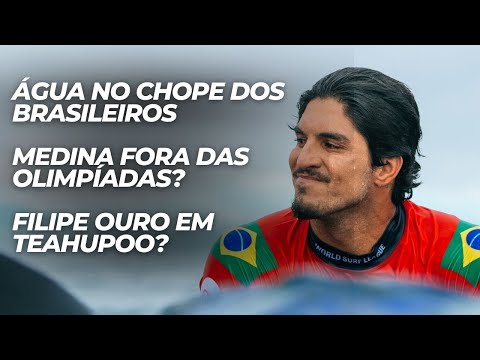 Água no chope dos brasileiros / Medina fora das Olimpíadas? / Filipe pode ser Ouro? #WSL #TahitiPro