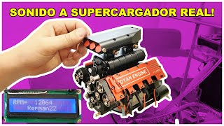 Supercargador al Motor V8 Mas Chico del Mundo. +12.000RPM!!!