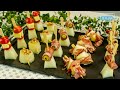 😋 5 CANAPÉS de MELÓN con JAMÓN 🍈🐷  Presentaciones Diferentes y Originales | Recetas de Navidad 9/24