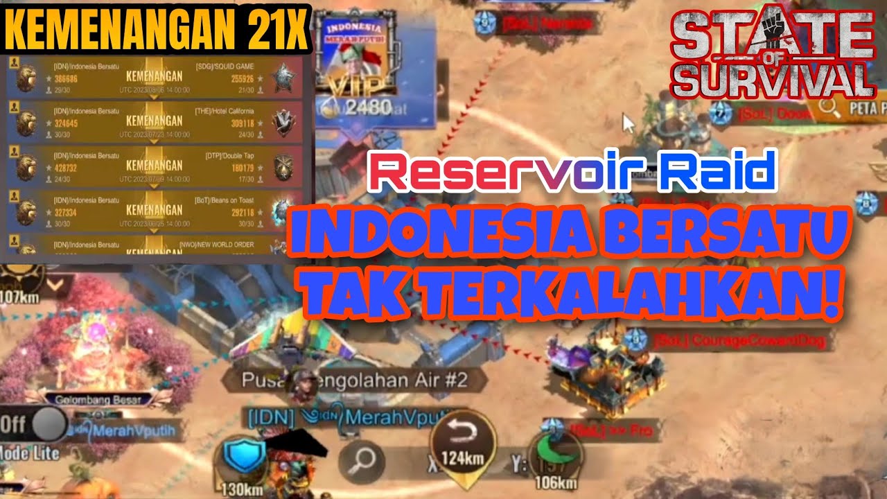 STATE OF SURVIVAL RESERVOIR RAID KEMENANGAN 21 INDONESIA