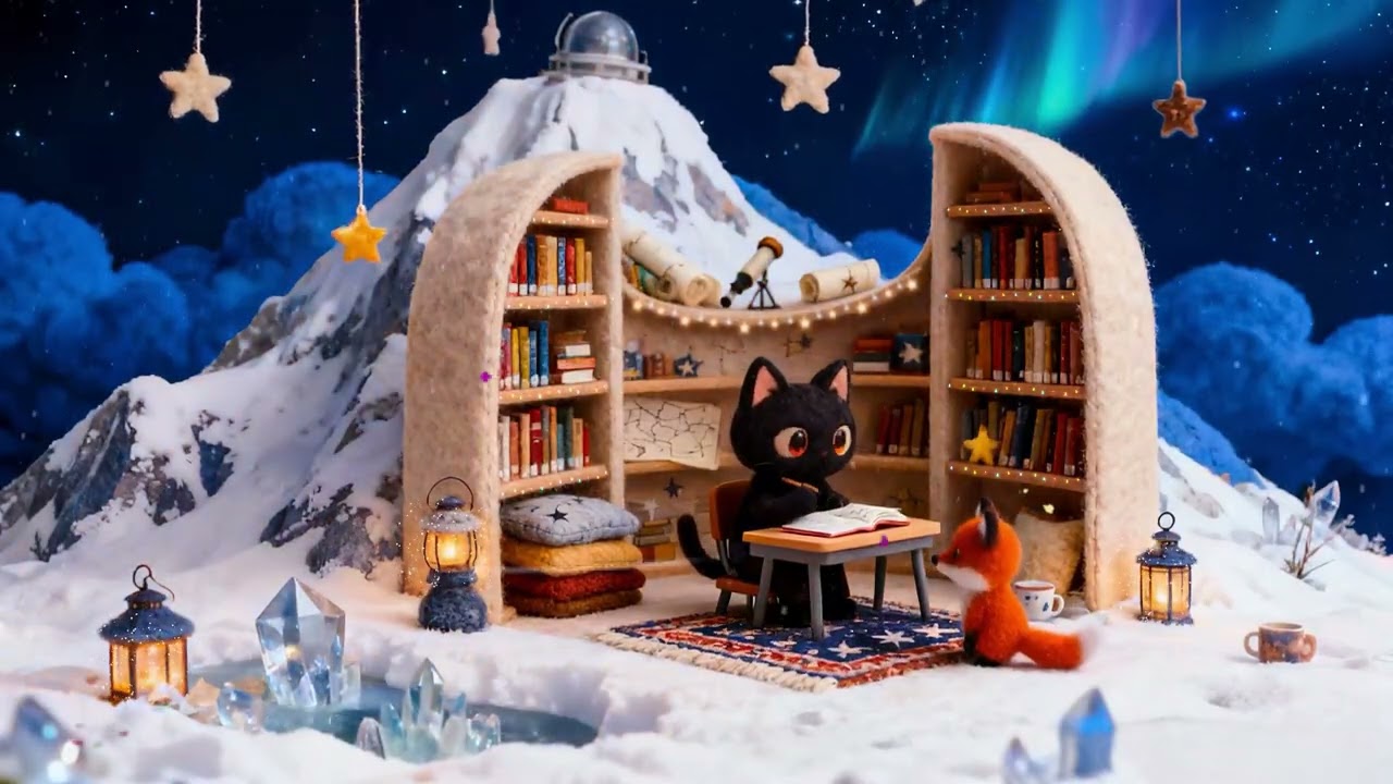 Let the northern lights guide you home. 🌌🔭 Snowy Lofi Jazz for Study, Read