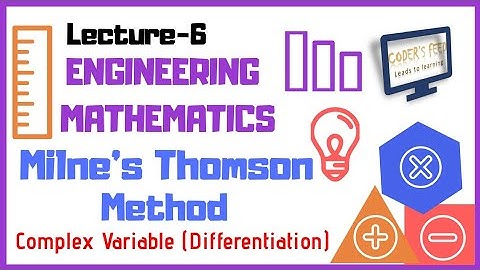 Complex Analysis -Analytic Function | Milne Thomson Method | Example & Solutions|Lec-6| 2nd sem|aktu
