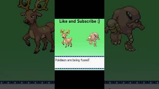 Stantler and Hitmonlee fused/reversed #shorts #pokemoninfinitefusion #pokemon #romhack #fangame