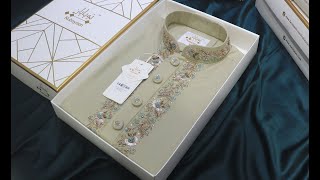 Premium summer friendly zardozi panjabi | New punjabi collection | Nubayaan Luxury Panjabi shop! screenshot 1