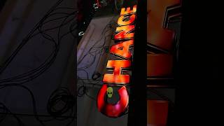 Bosses who need to make glowing characters for their storefronts, look here#lights #logo #sign #LED