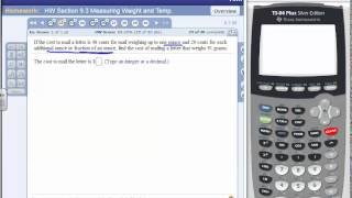 Section 9.3 Homework Exercises #15 through #22 in MyMathLab
