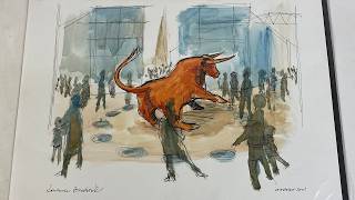 Sketches of Birminghams iconic Bull statue found under bed - and worth thousands | SWNS
Sketches of Birminghams iconic Bull statue found under bed - and worth thousands | SWNS Sketches of Birminghams iconic Bull statue found under bed - and worth thousands | SWNS
