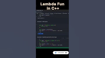 C++ | Tips Lambda Functions in C++  #cpp #coding #shorts