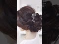 Wedding Hair style for medium length hair clips designs ideas