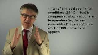 PCIQ05 How to Calculate Isothermal Compression of an Ideal Gas (pV work, Boyle´s Law)