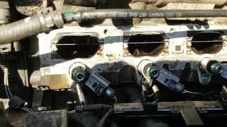 Mk5 gti fsi IE REPLICA intake manifold install pt5