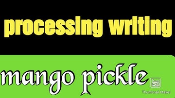 #preparation of mango pickle #madhyamik2023#mangopickleprocessingwriting