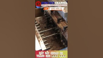 MÁY CẮT KHOAN BỌ CNC - REC400 | MÁY CƯA KHOAN GHẾ TỰ ĐỘNG | Máy chế biến gỗ Việt Nam