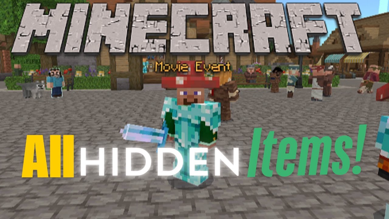Where to Find EVERY Hidden Item in Minecraft Movie Event!! - YouTube