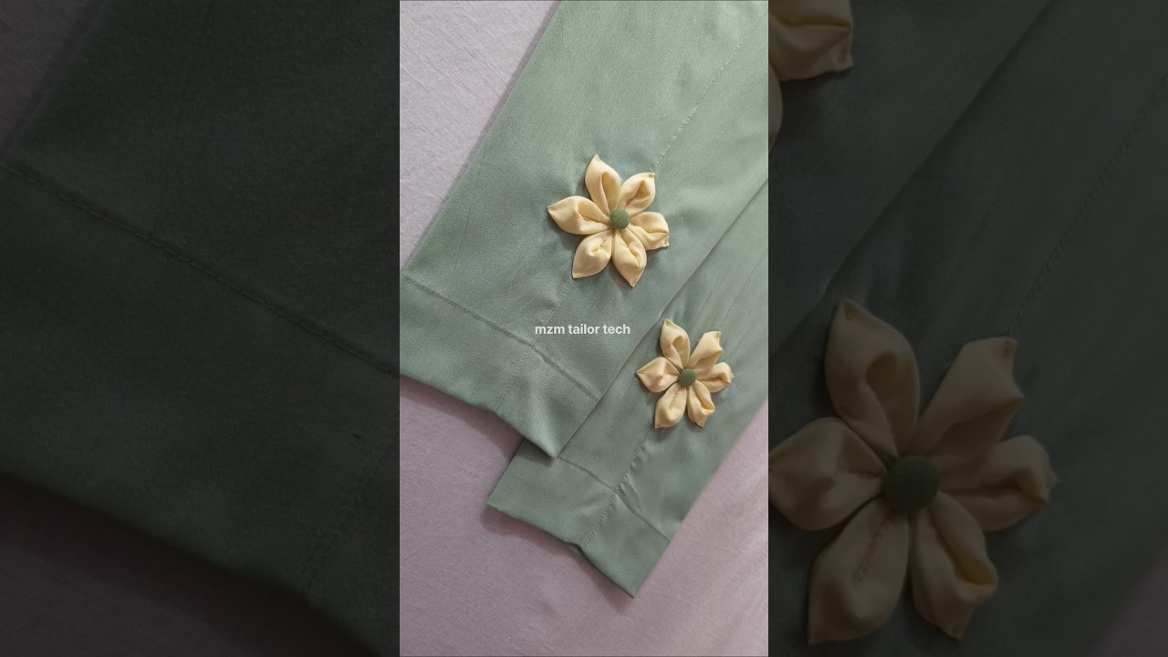 Trouser ke design flowers pant design 
