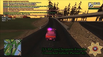 [LS-RP.com] Sergeant Knowles - Unmarked Vehicle Pursuit #17