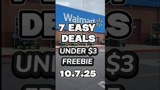 7 Easy Walmart Deals Under $3 : Freebie 10.6.27🛍🛒