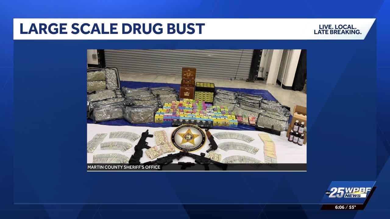 Major drug bust in Martin County