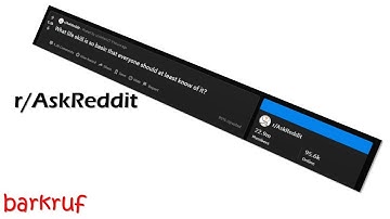 What life skill is so basic that everyone should at least know of it? | r/AskReddit | Reddit #18