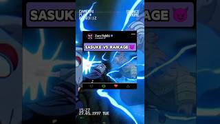 Sasuke Vs Raikage Sasuke Bad Moment Sasuke Vs Raikage Shocking Moment