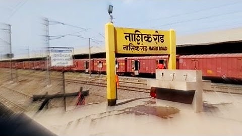 Departing Nasik Road Railway Station And Meeting Blood Red SRC WAP-4 With 12859 GITANJALI EXPRESS