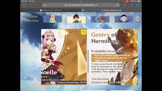 Wish simulator for geshin impact screenshot 4