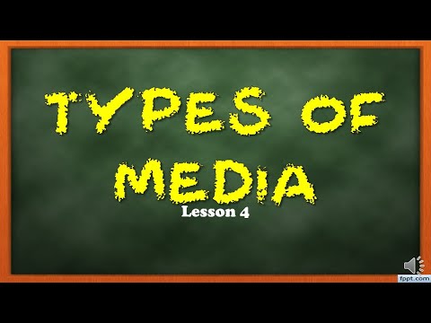 Video: What Are The Types Of Media