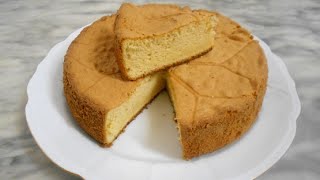 SPONGE CAKE - GÂTEAU ÉPONGE- كيك اسفنجي سهل وسريع بمكونات متوفرة في كل بيت