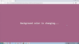 Background Color Changing Animation using HTML & CSS || Coding With Harshil
