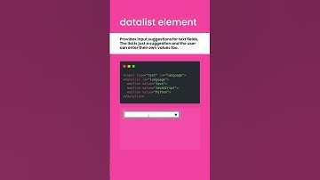 The datalist element is a native HTML way to create input suggestions.