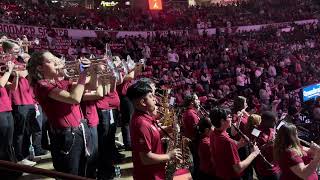 2026 The Sound of the Sooners Pep Band perform their school songs.
