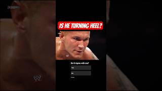 Randy Orton Should Turn Heel