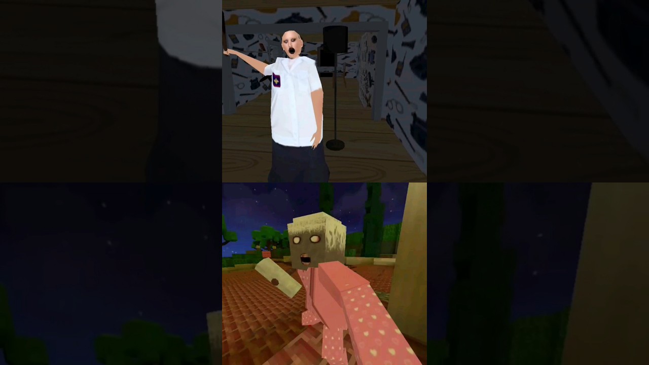 police granny vs block granny 🧛🦸 