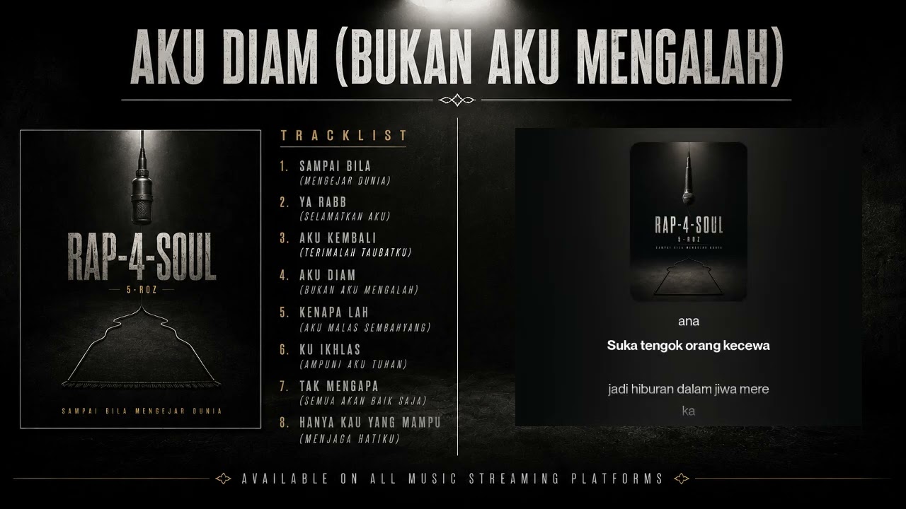 Aku Diam (Bukan Aku Mengalah) | Official Lyric Video