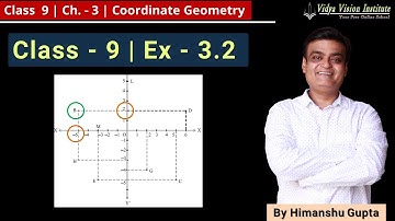 Class 9 Maths, Exercise 3.2 🌟 Coordinate Geometry 🌟 NCERT, CBSE 🎯